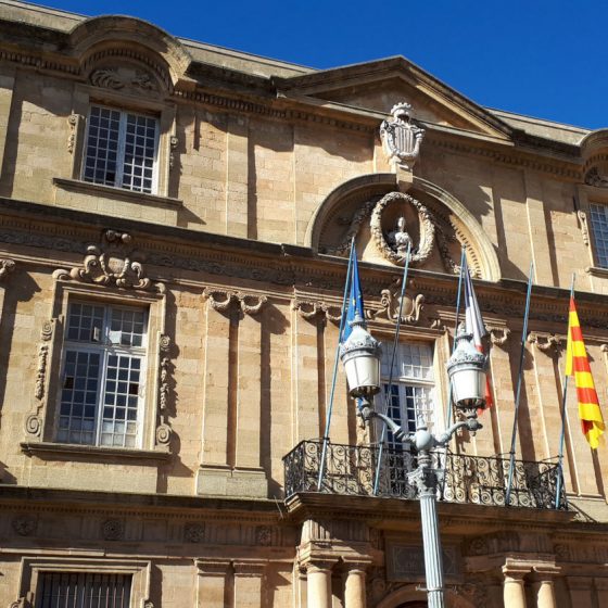 Aix-en-Provence Town Hall with Italian styled facade