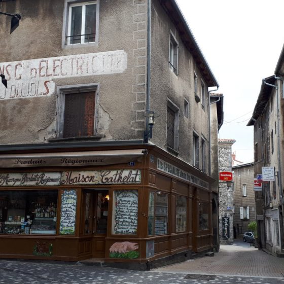 Shop selling typical Auvergne produce