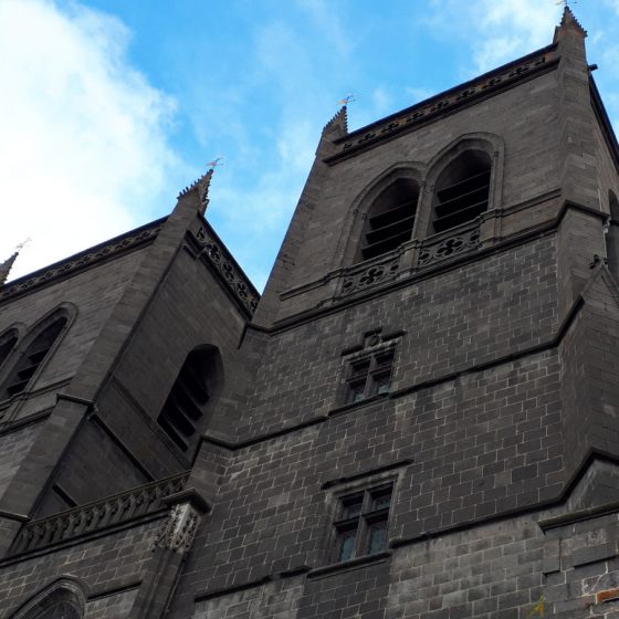 St Pierre Cathedral in the upper town of St Pierre