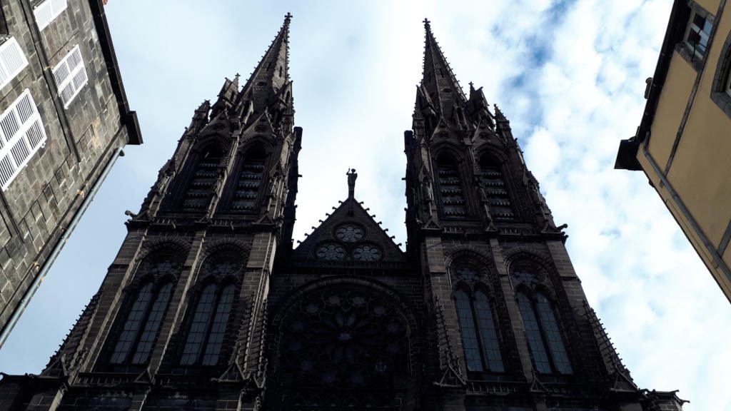 Black lava cathedral of Clermont Ferrand