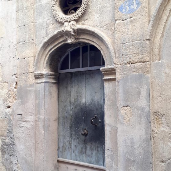 Ancient doorway in Jouques