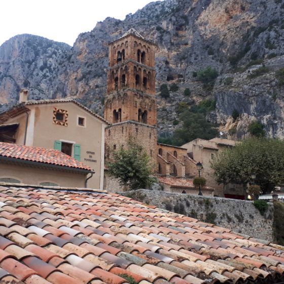 Rooftops over St Moustiers St Marie