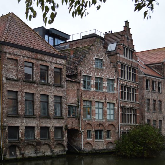 Ghent - River side scene