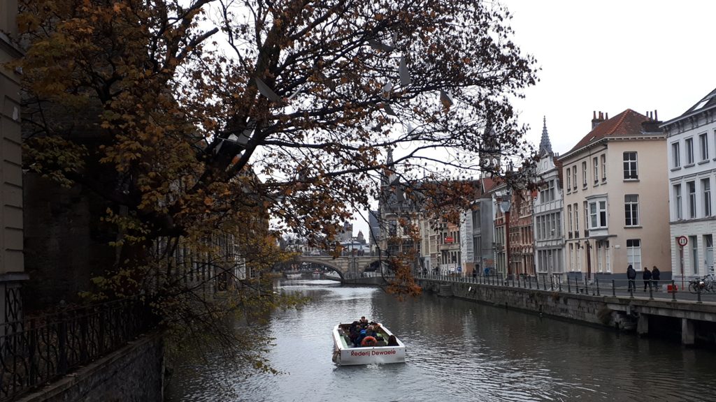 Ghent - Typical River Lys view