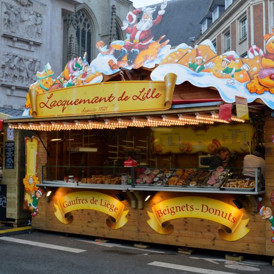 Lille Christmas Market - Donut and Gaufres stall