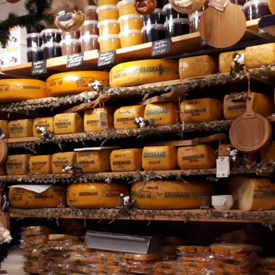 Cheese stand selling Graskaas and Boerenkaas
