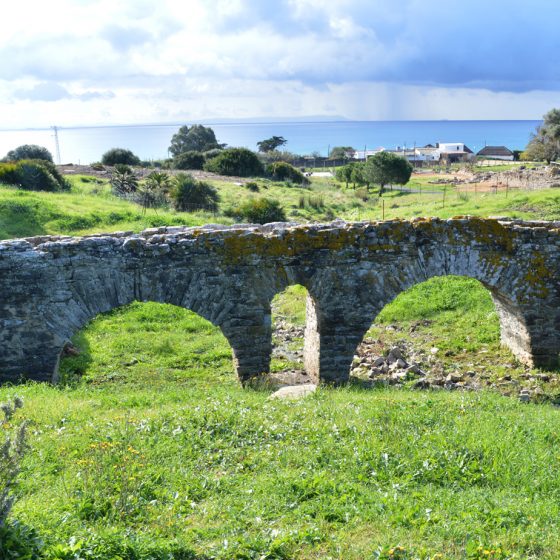 Part of one of 3 aqueducts