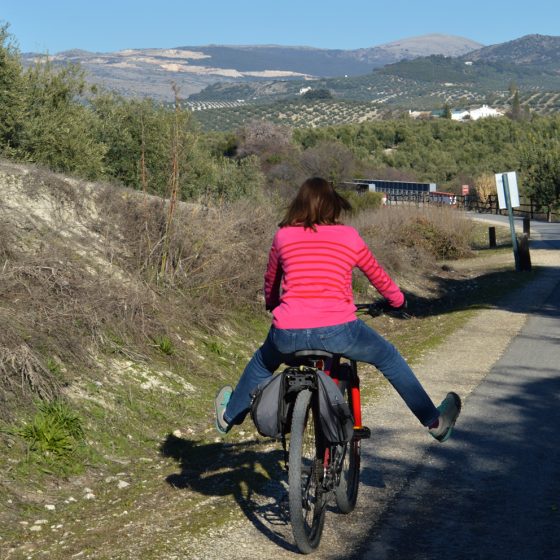 Cabra - Marcella on a downhill stretch