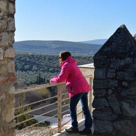 Cabra - Marcella admires the View