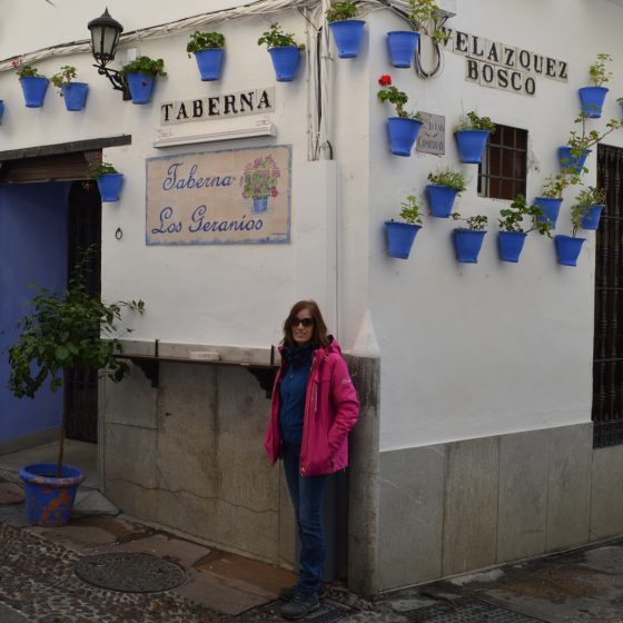 Cordoba colourful street corner