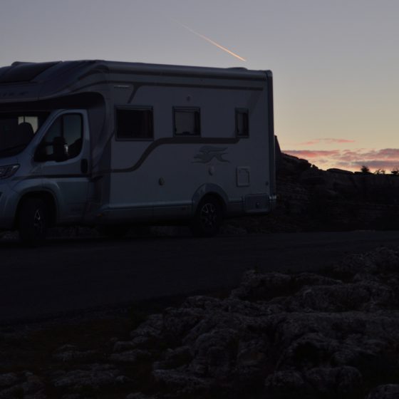 El Torcal - Buzz in the gorgeous Sunset