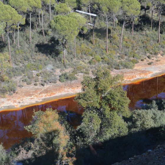 Rio Tinto - A river of deep red colour