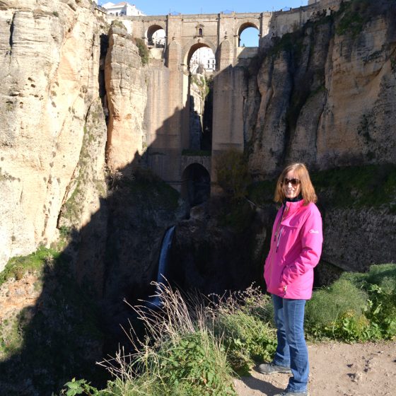 Ronda - At the view point for the Puete Nuevo