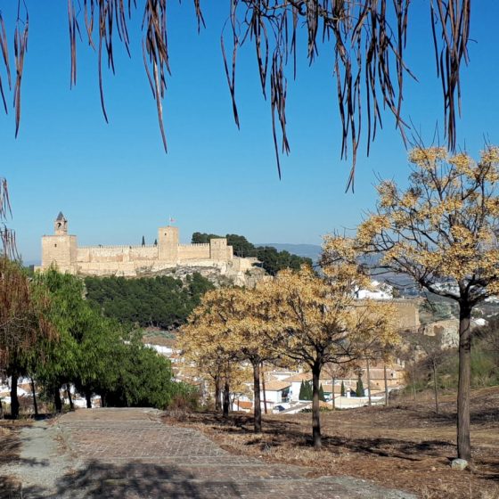Antequera fortress from the back of the town