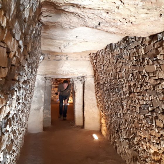Inside the Antequera Dolmen