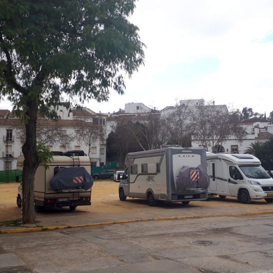 Plenty of parking in Arcos de la Frontera