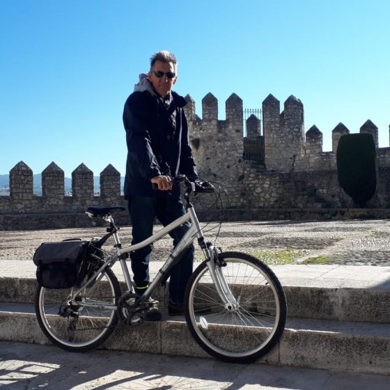 Julian at the old castle walls, Cabra