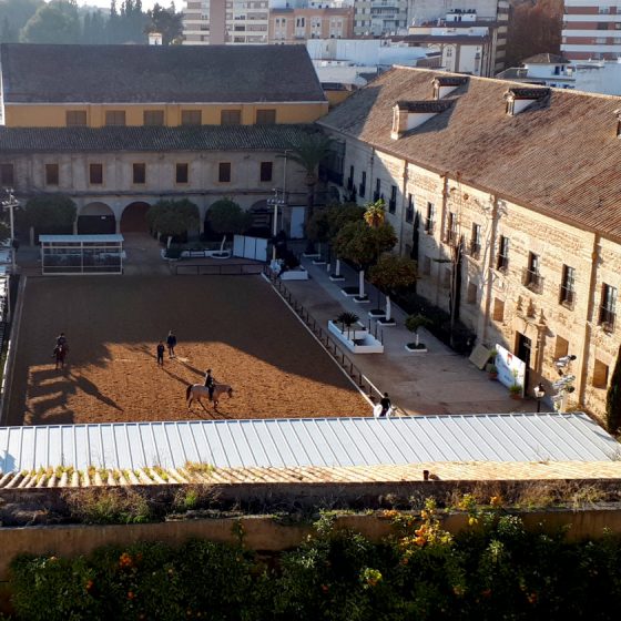Views of Cordoba's Spanish riding school
