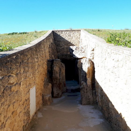 Entrance to one of the Dolmens