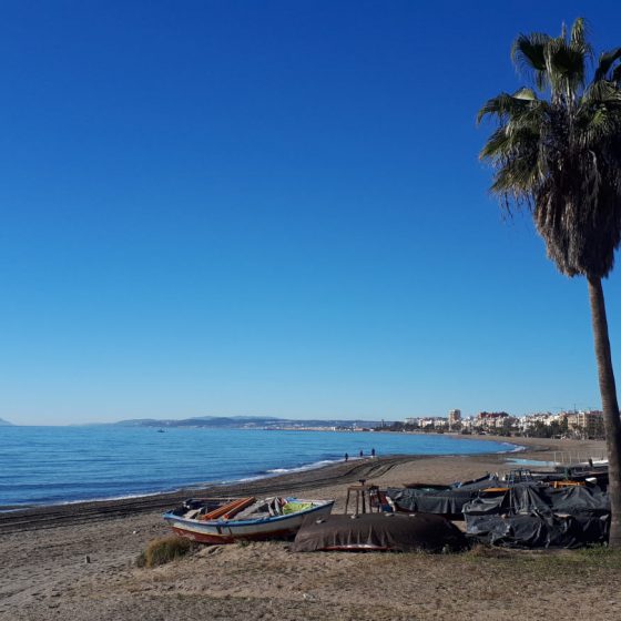 The long beach - Playa de la Rada - at Estepona