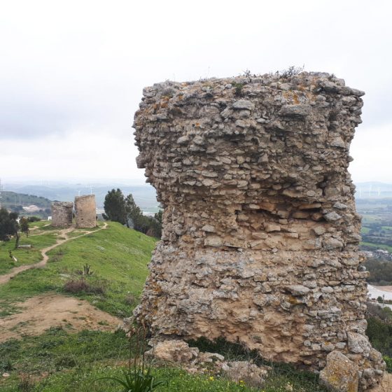 Ruins at the top of the hill in Medina Sidonia near the castillo