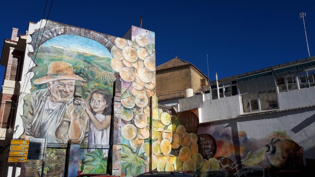 Street art in Montilla, Andalucia, Spain