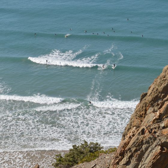 Algarve West Coast - Praia da Arrifana surfers