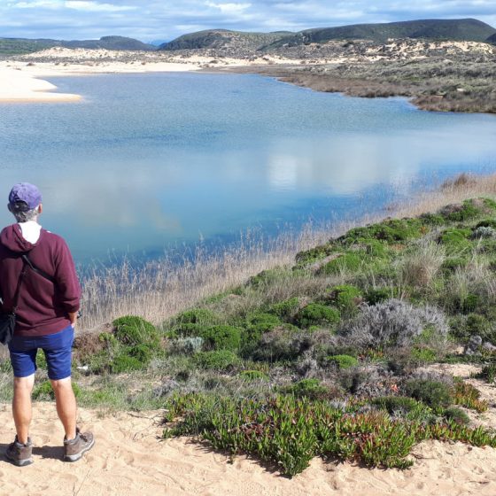 Bordeira sheltered lagoon and dunes