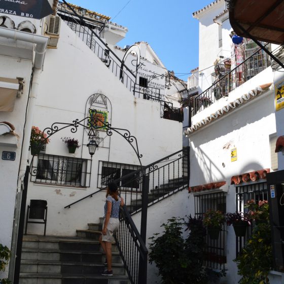 Steps, steps and more steps in Mijas Pueblo