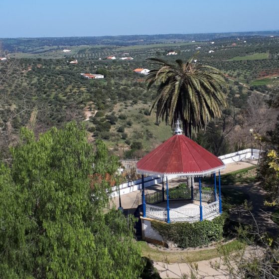 Moura Bandstand seen from Castle