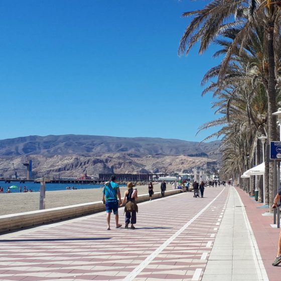 Almeria - Beachside cycle path