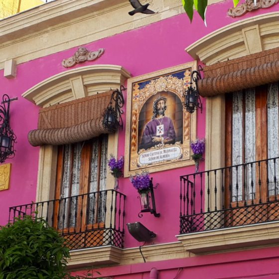Almeria - pink building