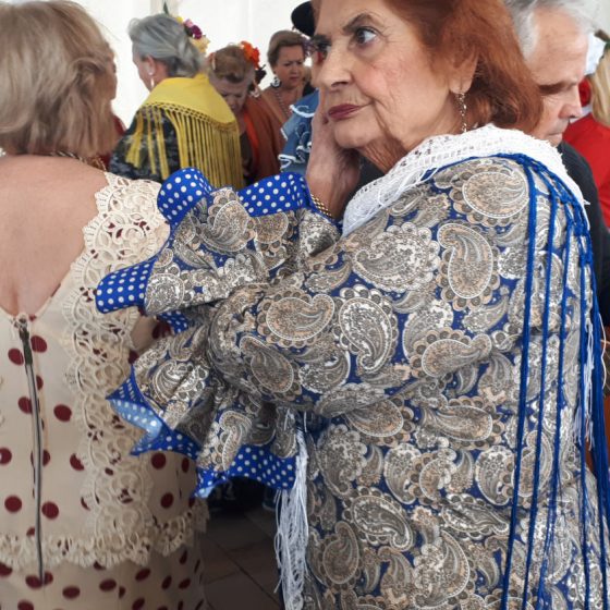 Mazarron singing ladies in all their finery