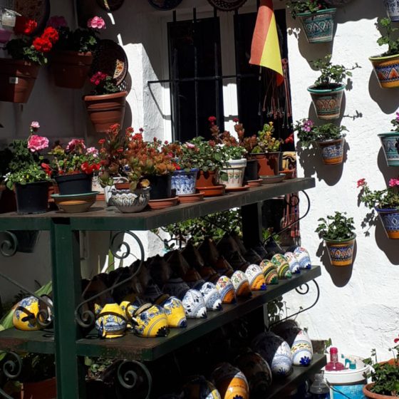 Colourful ceramics and pottery for sale