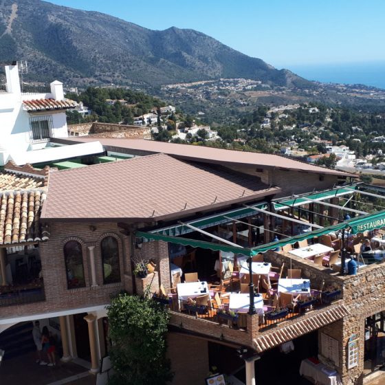 Panoramic viewpoint in Mijas