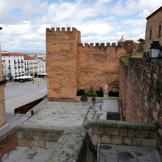 Cacares - view of Plaza Mayor