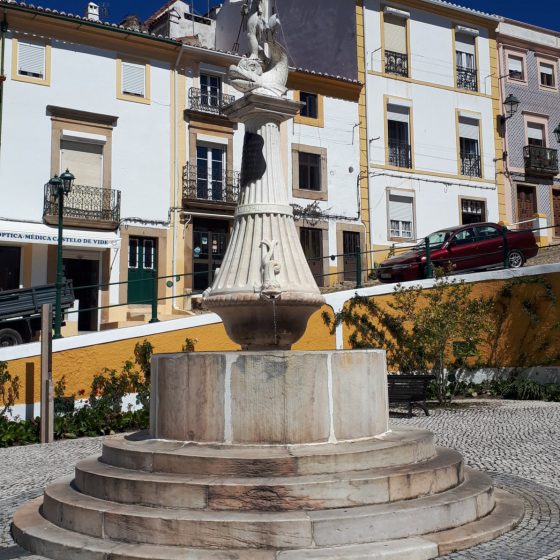 One of the many fountains in Castelo de Vide