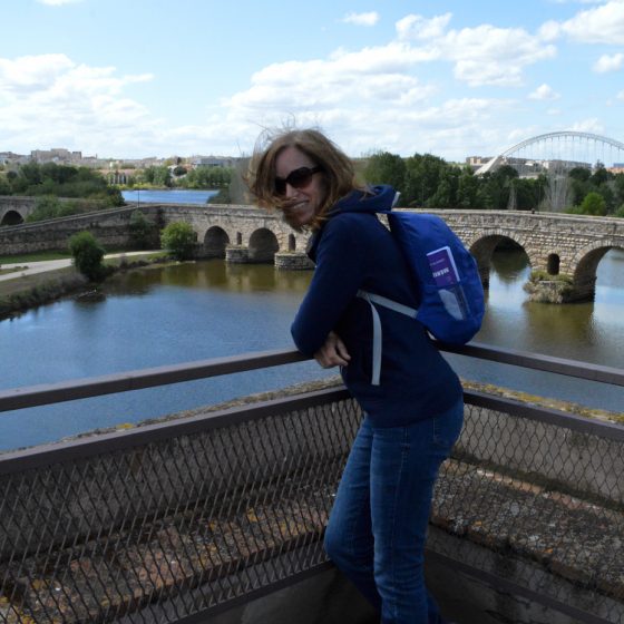 A bit windy on the bridge