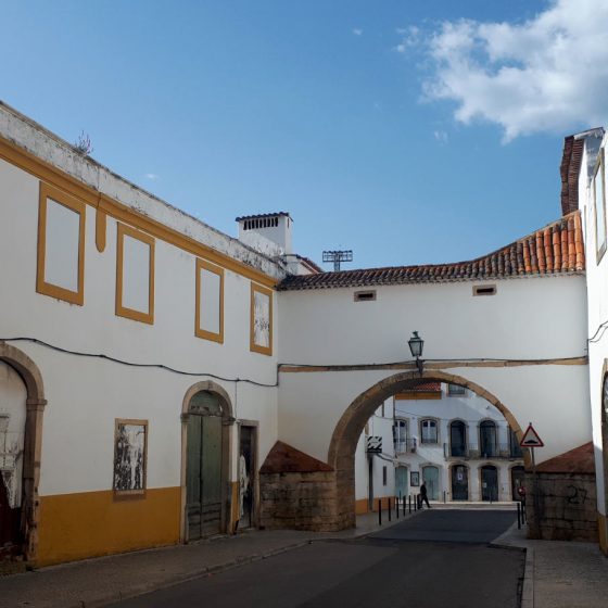 Ancient archway in the streets of Tomar