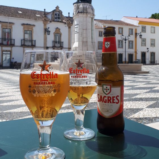 Drinks on the square at Tomar