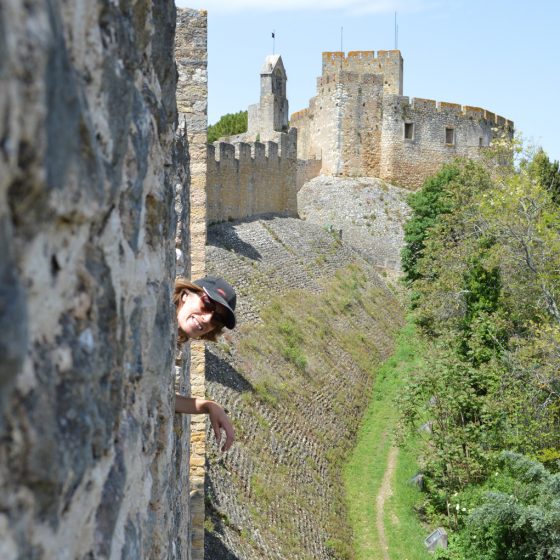 The walls of Convento Cristo