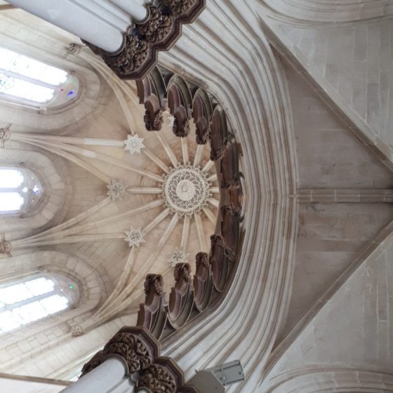 Ceiling detail in the monastery of Batalha