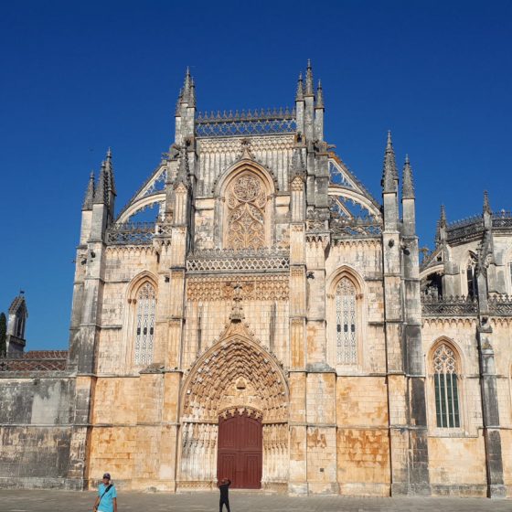 Batalha monastery side view