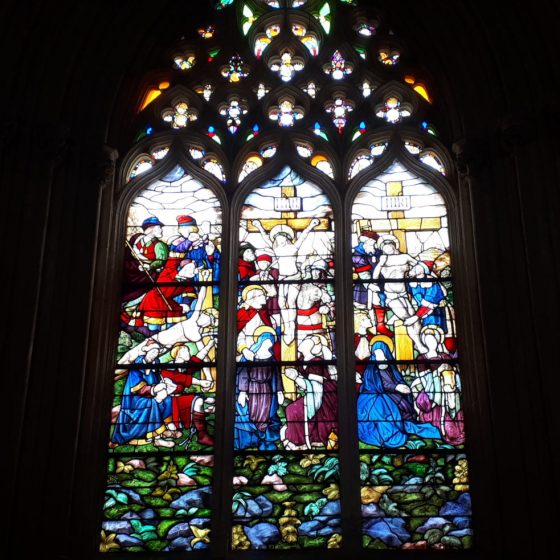 Batalha tall stained glass windows