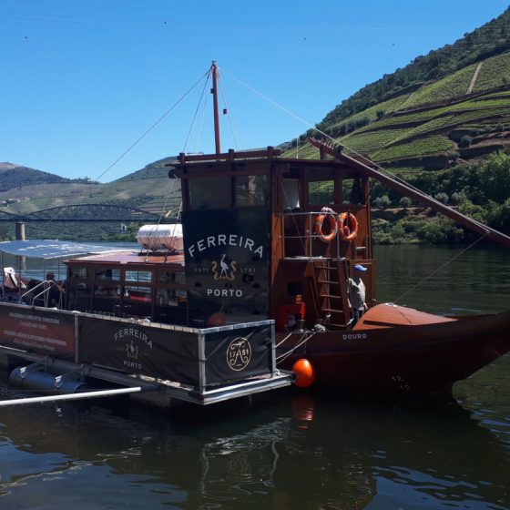 Typical 'rabelo' boat, the type used in the past to transport Port to Vila Nova de Gaia for ageing