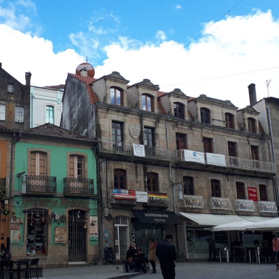 Pontevedra's colourful paintwork and architecture