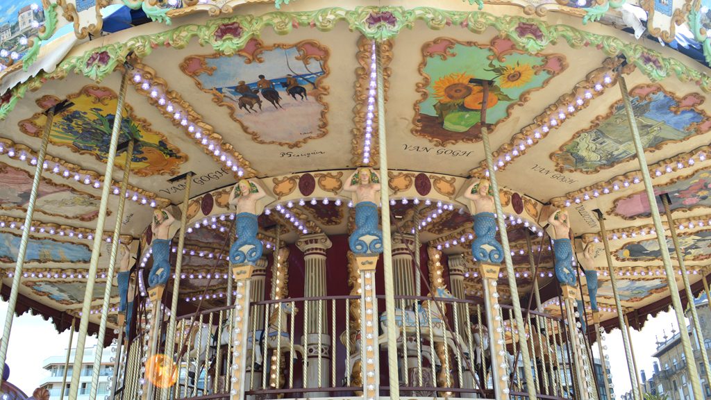 San Sebastian - Old merry go round