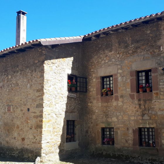 Beautiful old stonework all over Santillana del Mar