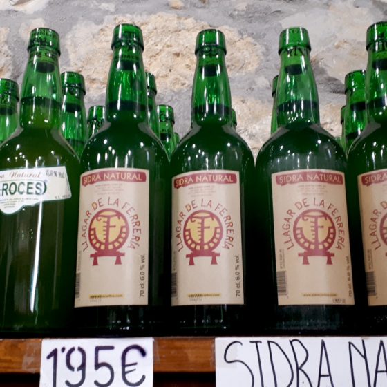 Plenty of 'sidra' on offer for less than 2 euros