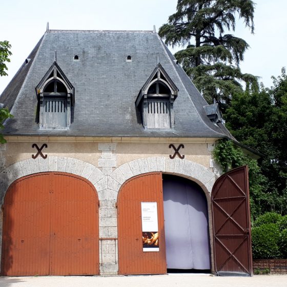 One of many buildings in the grounds of Chateau Chaumont